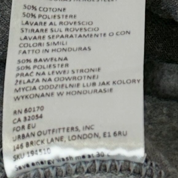 NWOT Bdg Urban Outfitters Longline Hoodie Pre-Piled Comfy Slouchy Gray S… - Picture 7 of 12